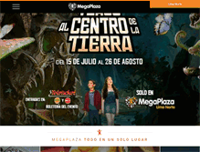 Tablet Screenshot of megaplaza.com.pe